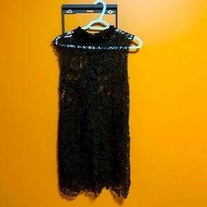 Cute lace mini dress.